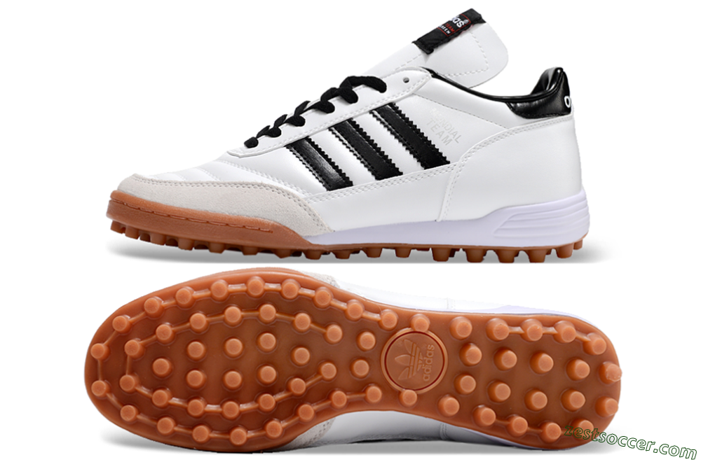 Adidas Mundial Team Astro TF Low-Tops Soccer Shoes - Black/White 1