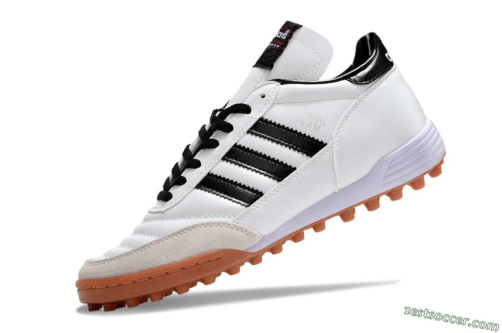 Adidas Mundial Team Astro TF Low-Tops Soccer Shoes - Black/White 3