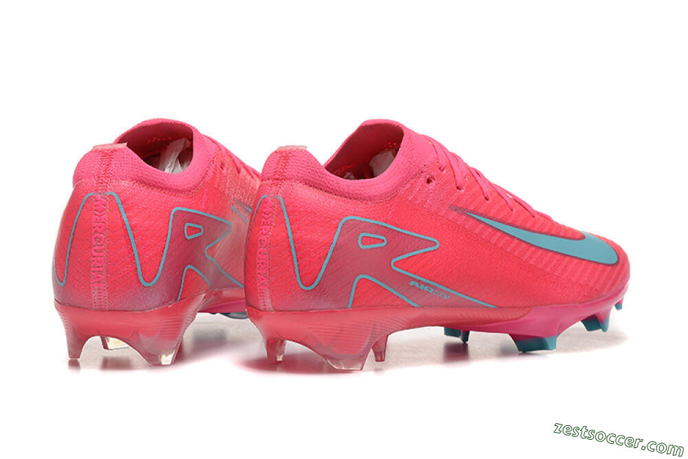 Nike Air Zoom Mercurial Vapor 16 Elite FG High-Tops Soccer Cleats - Pink/Mint 9