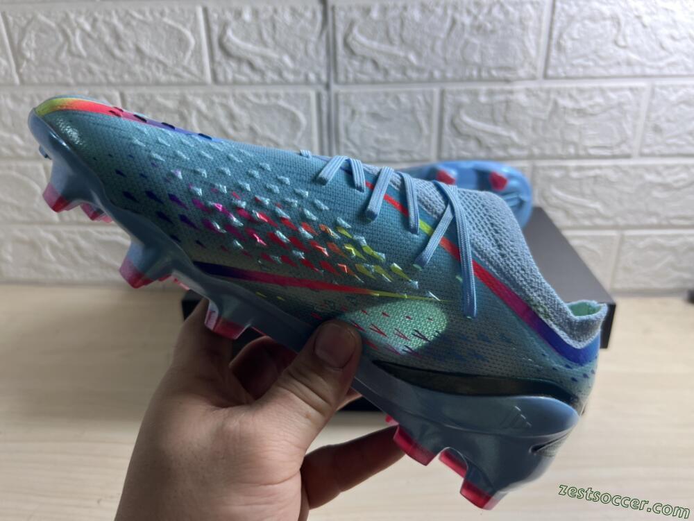 Adidas X Speedportal.1 FG Low-Tops Soccer Cleats - Blue/Pink
