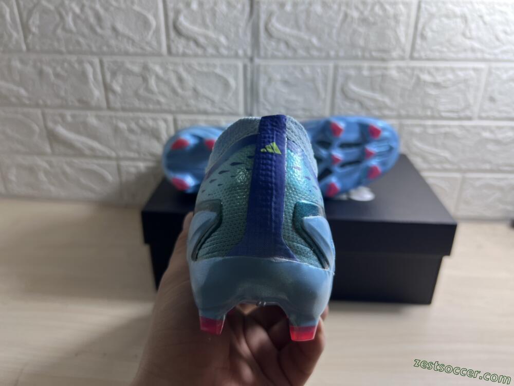 Adidas X Speedportal.1 FG Low-Tops Soccer Cleats - Blue/Pink