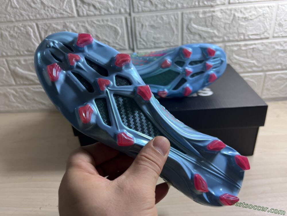 Adidas X Speedportal.1 FG Low-Tops Soccer Cleats - Blue/Pink
