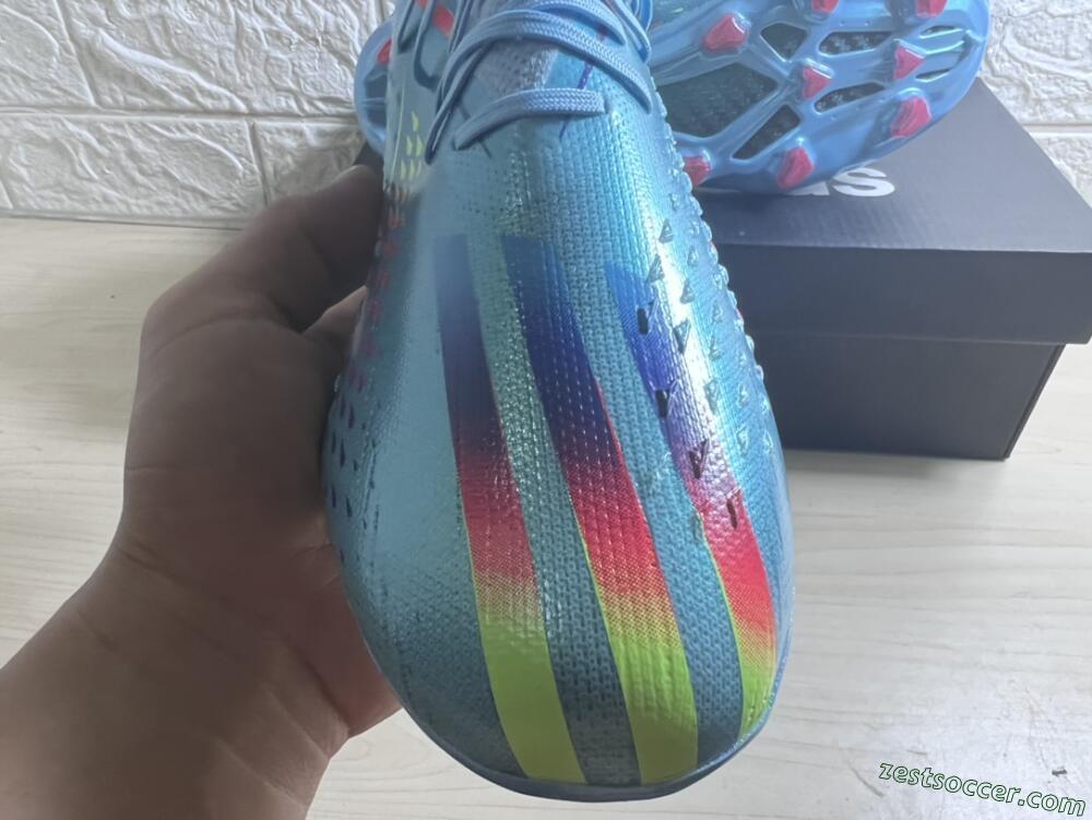 Adidas X Speedportal.1 FG Low-Tops Soccer Cleats - Blue/Pink
