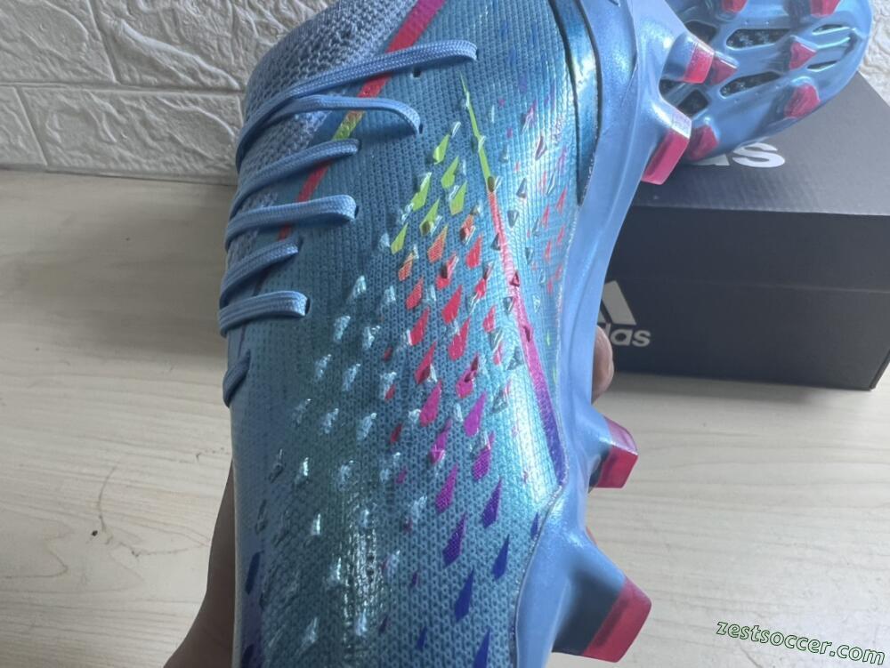 Adidas X Speedportal.1 FG Low-Tops Soccer Cleats - Blue/Pink