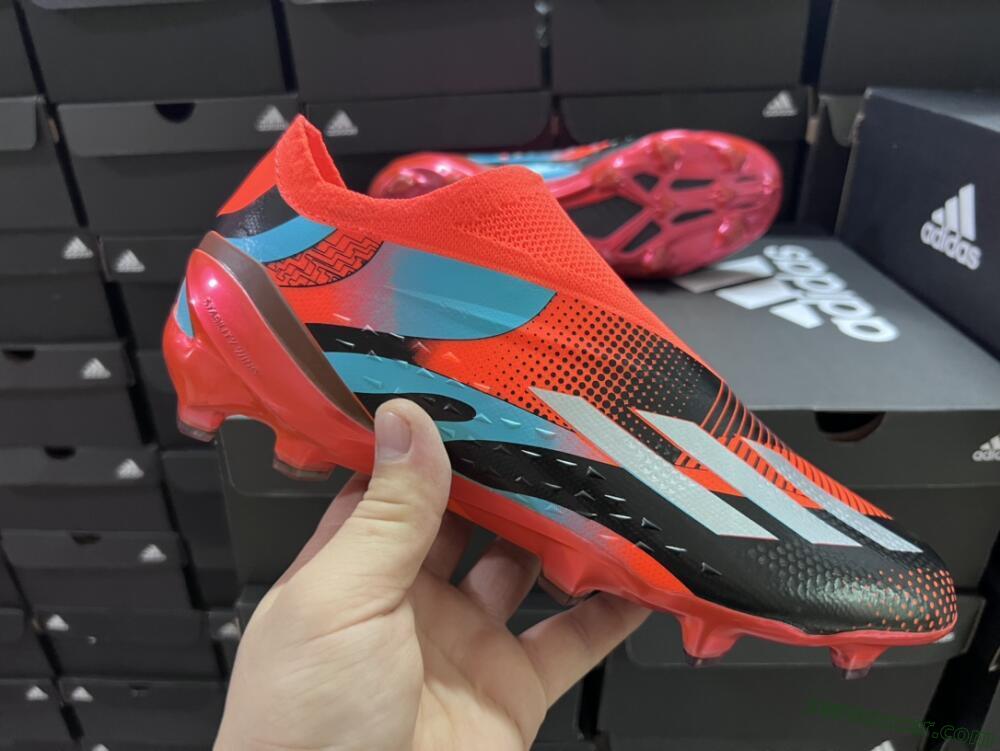 Adidas X Speedportal+ FG Low-Tops Soccer Cleats - Orange/Black