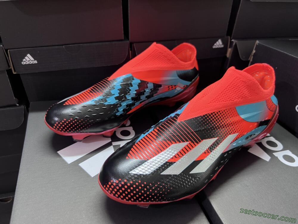 Adidas X Speedportal+ FG Low-Tops Soccer Cleats - Orange/Black