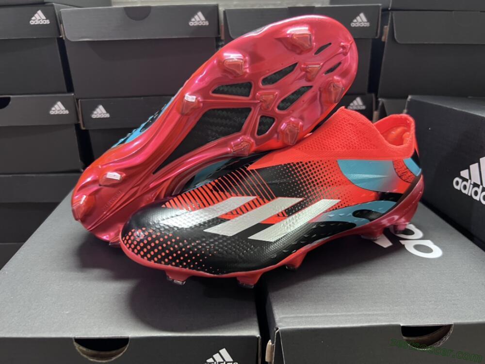 Adidas X Speedportal+ FG Low-Tops Soccer Cleats - Orange/Black