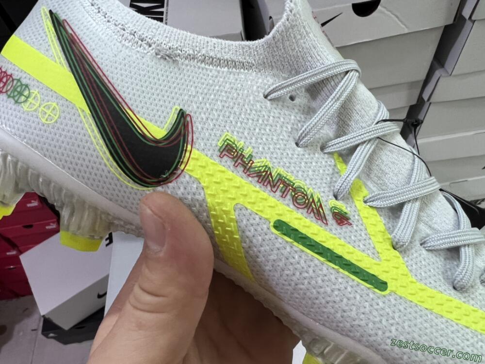 Nike Phantom GT 2 Elite FG Low-Tops Soccer Cleats - White/Green