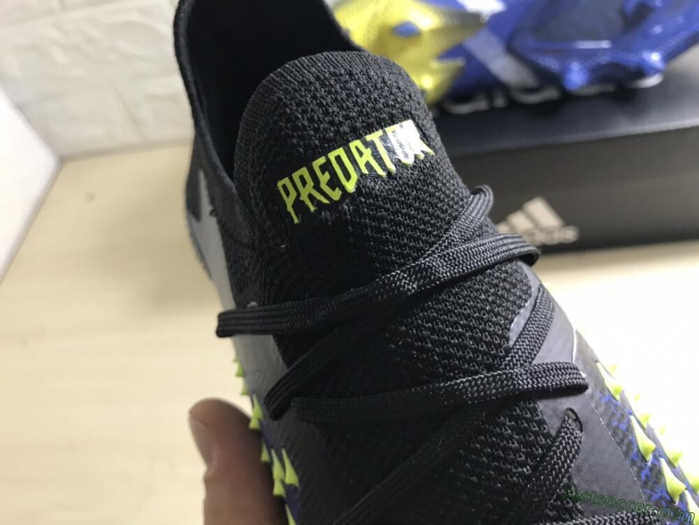 Adidas Predator Freak.1 Low FG Low-Tops Soccer Cleats - Black/Blue/Green
