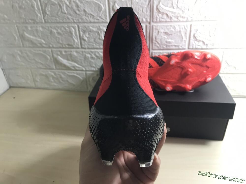 Adidas Predator Freak.1 FG High-Tops Soccer Cleats - Red/Black