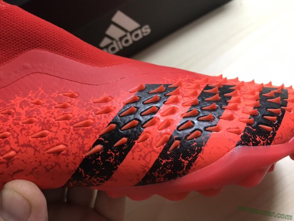 Adidas Predator Freak+ TF High-Tops Soccer Shoes - Orange/Black