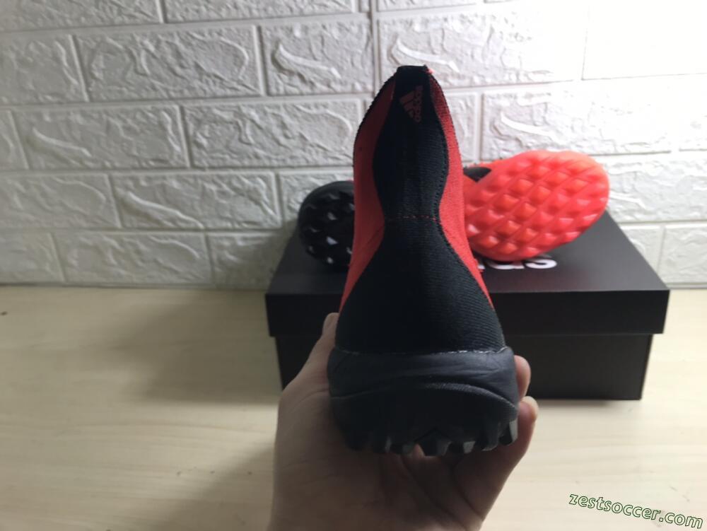 Adidas Predator Freak+ TF High-Tops Soccer Shoes - Orange/Black