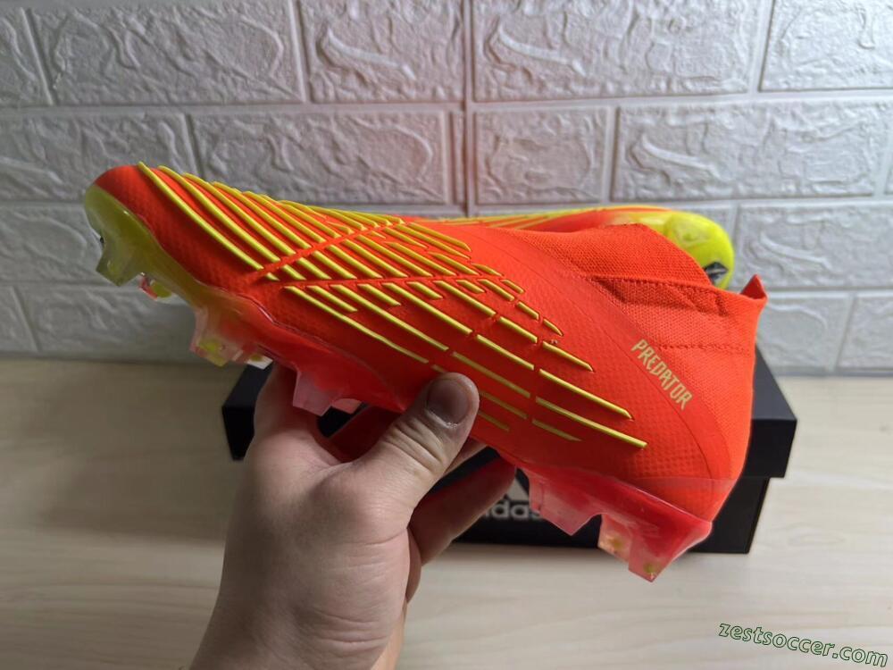 Adidas Predator Edge.1 Low FG Low-Tops Soccer Cleats - Orange/Yellow