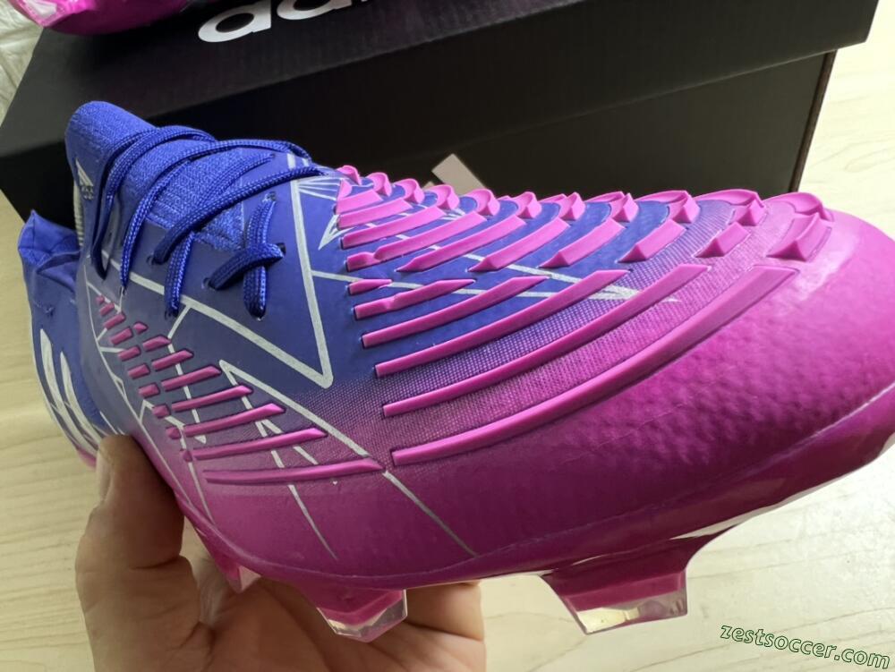 Adidas Predator Edge.1 Low FG Low-Tops Soccer Cleats - Purple/Pink