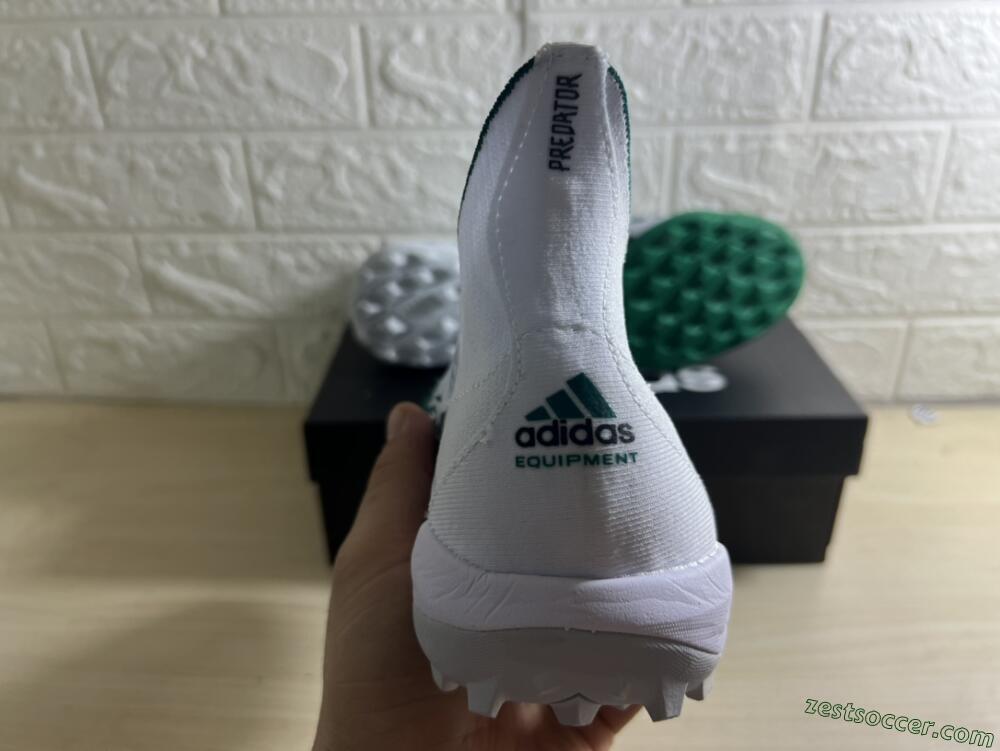 Adidas Predator Freak+ TF High-Tops Soccer Shoes - White/Green/Black