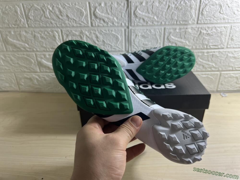 Adidas Predator Freak+ TF High-Tops Soccer Shoes - White/Green/Black