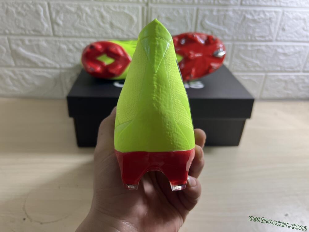 Adidas Predator Edge Geometric.1 FG High-Tops Soccer Cleats - Green/Red