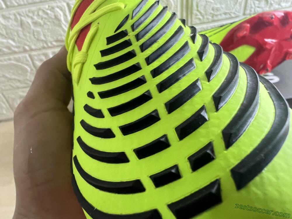 Adidas Predator Edge Geometric.1 FG High-Tops Soccer Cleats - Green/Red