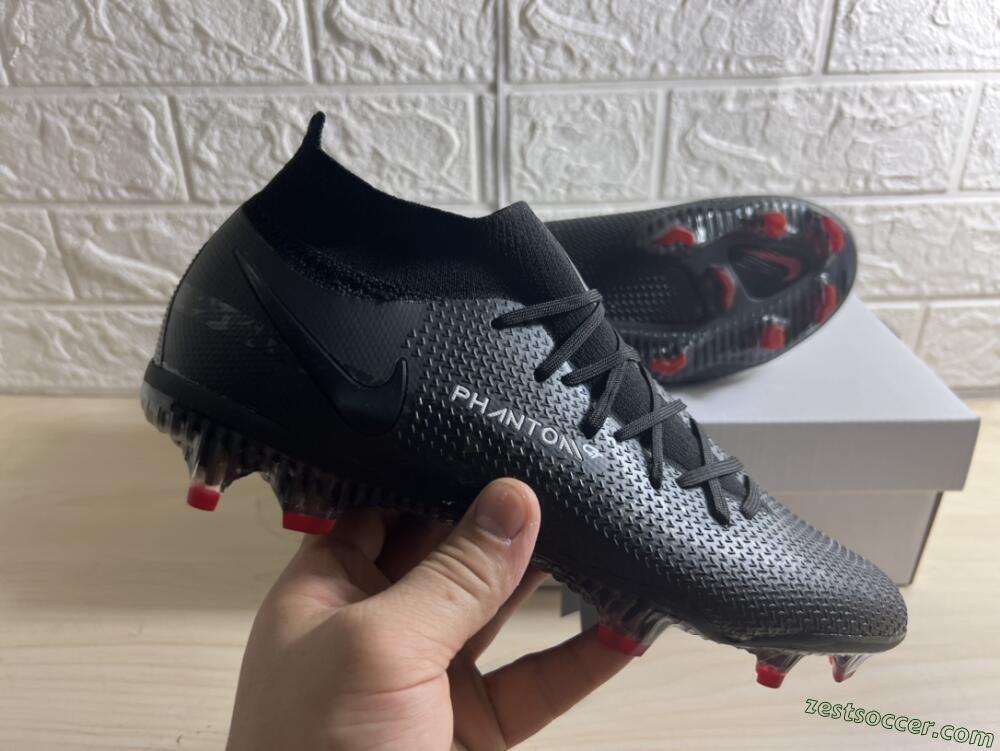 Nike Phantom GT 2 DF Elite FG High-Tops Soccer Cleats - Black