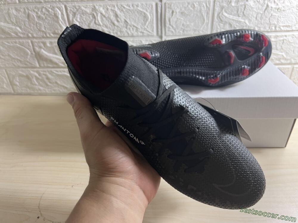 Nike Phantom GT 2 DF Elite FG High-Tops Soccer Cleats - Black