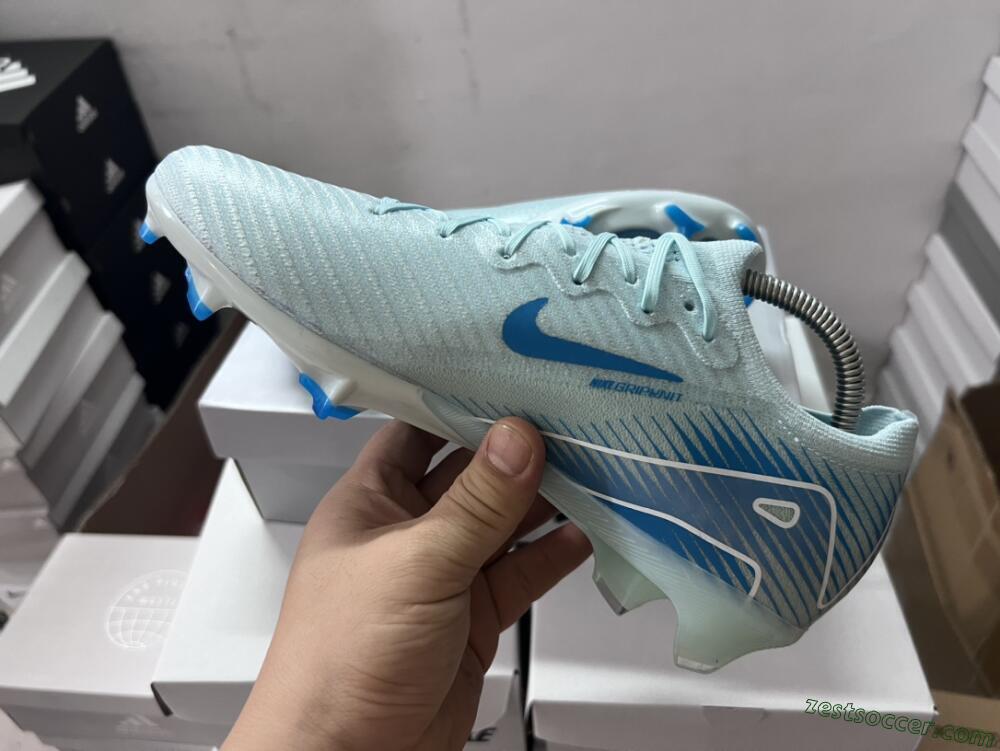 Nike Air Zoom Mercurial Vapor 16 Elite FG Low-Tops Soccer Cleats - Jade/White