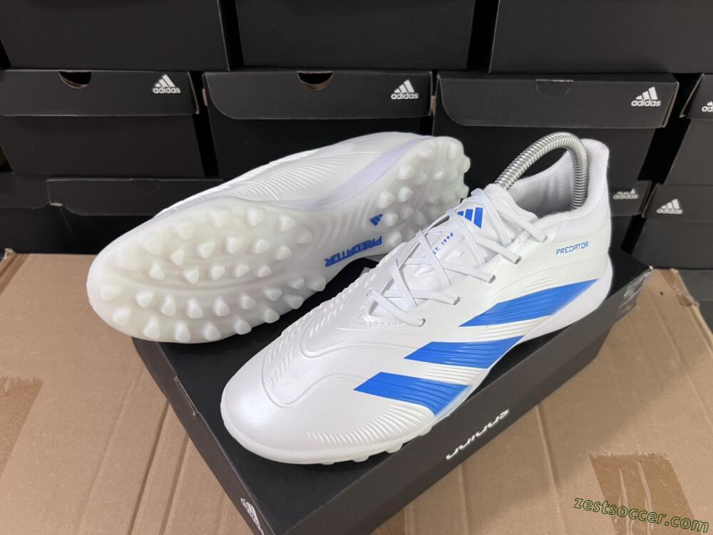 Adidas Predator 24 Elite TF Low-Tops Soccer Shoes - Beige/White/Blue