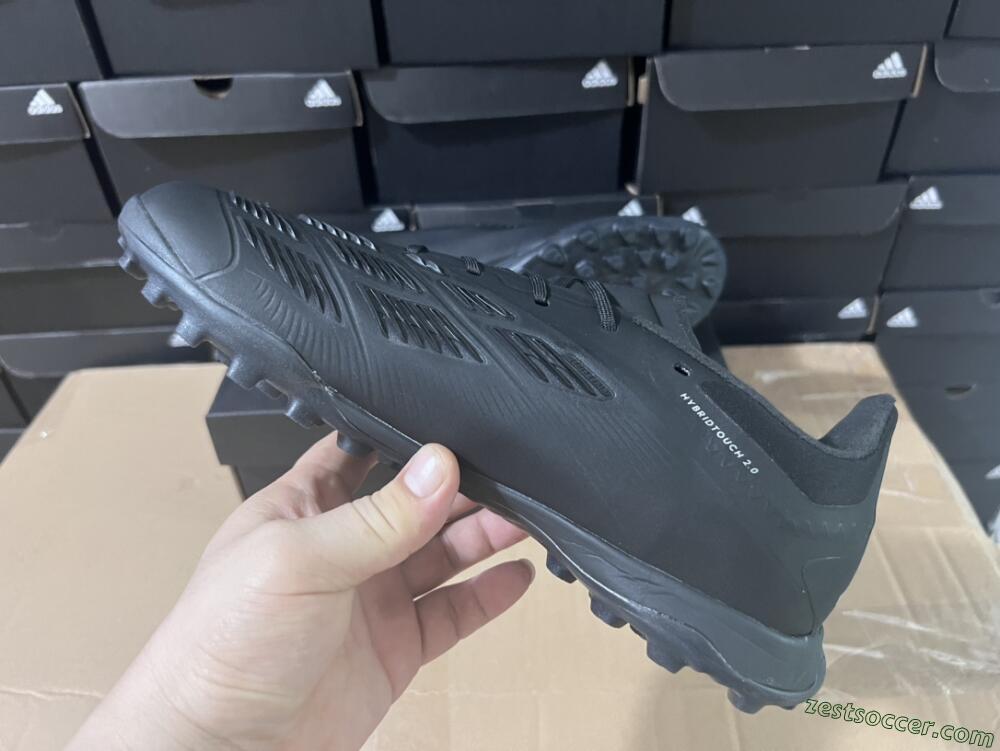 Adidas Predator 24 Elite TF Low-Tops Soccer Shoes - Black/Silver/Black