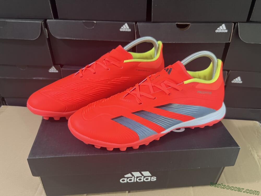 Adidas Predator 24 Elite TF Low-Tops Soccer Shoes - Red/Black/White
