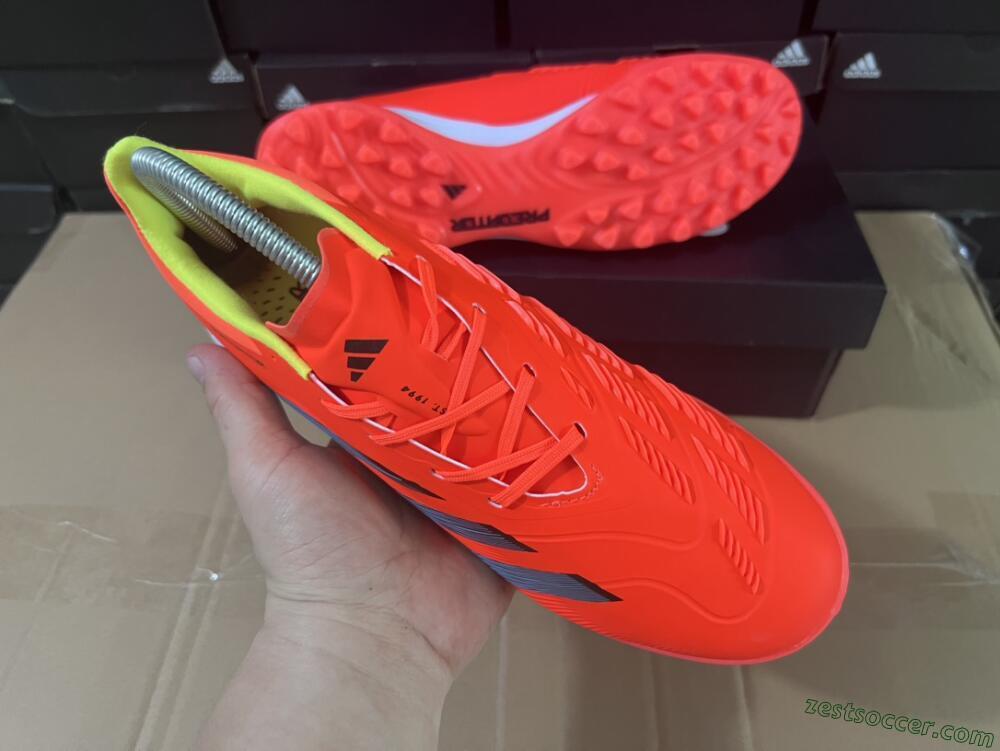 Adidas Predator 24 Elite TF Low-Tops Soccer Shoes - Red/Black/White