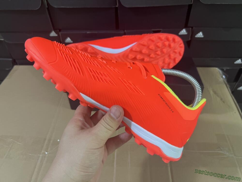 Adidas Predator 24 Elite TF Low-Tops Soccer Shoes - Red/Black/White