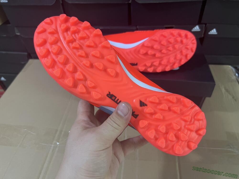 Adidas Predator 24 Elite TF Low-Tops Soccer Shoes - Red/Black/White