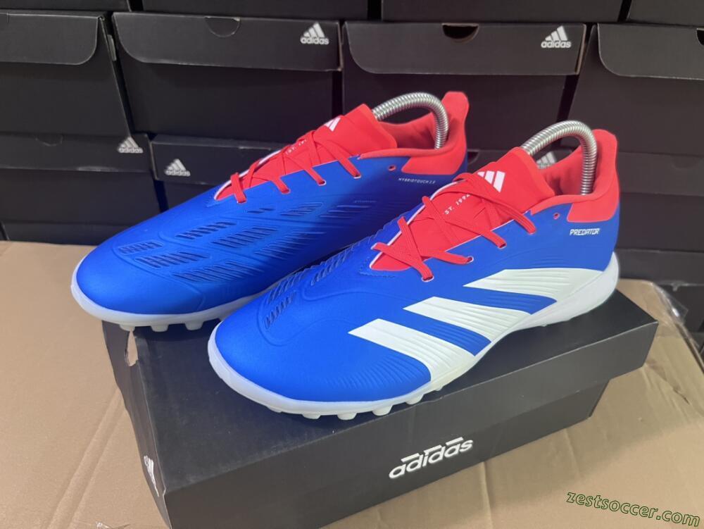 Adidas Predator 24 Elite TF Low-Tops Soccer Shoes - Blue/Red/White