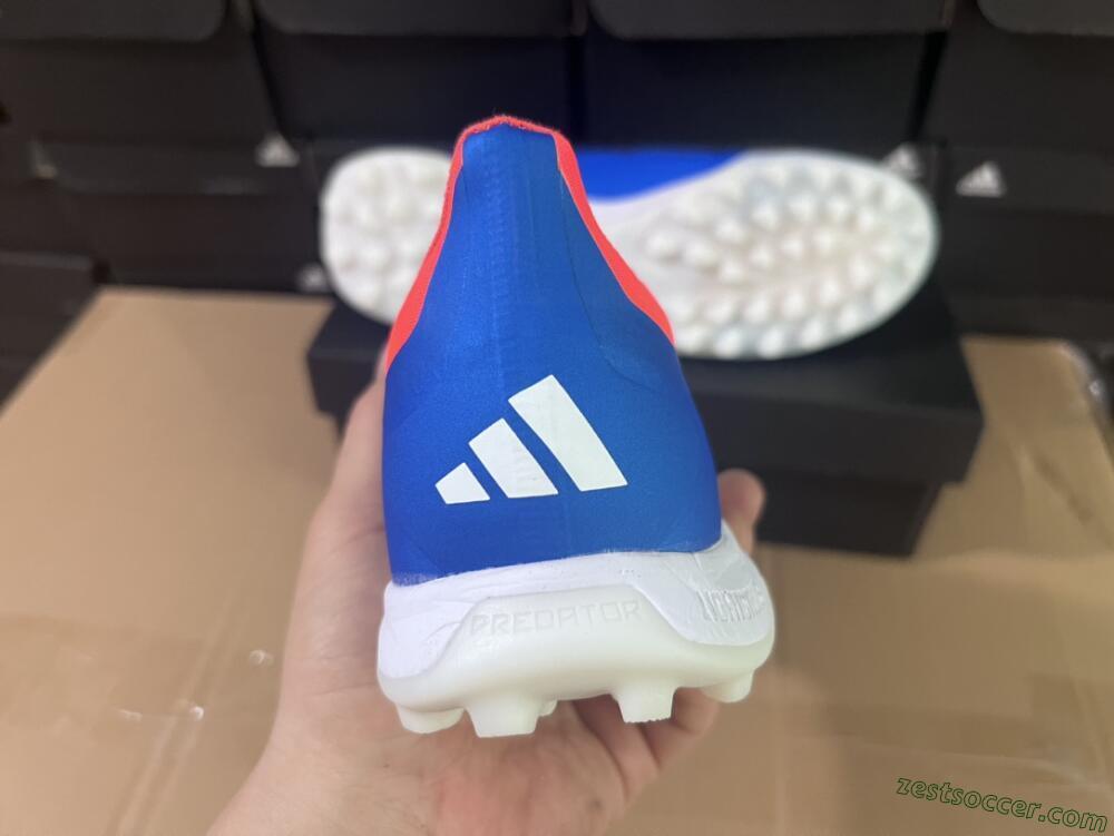 Adidas Predator 24 Elite TF Low-Tops Soccer Shoes - Blue/Red/White