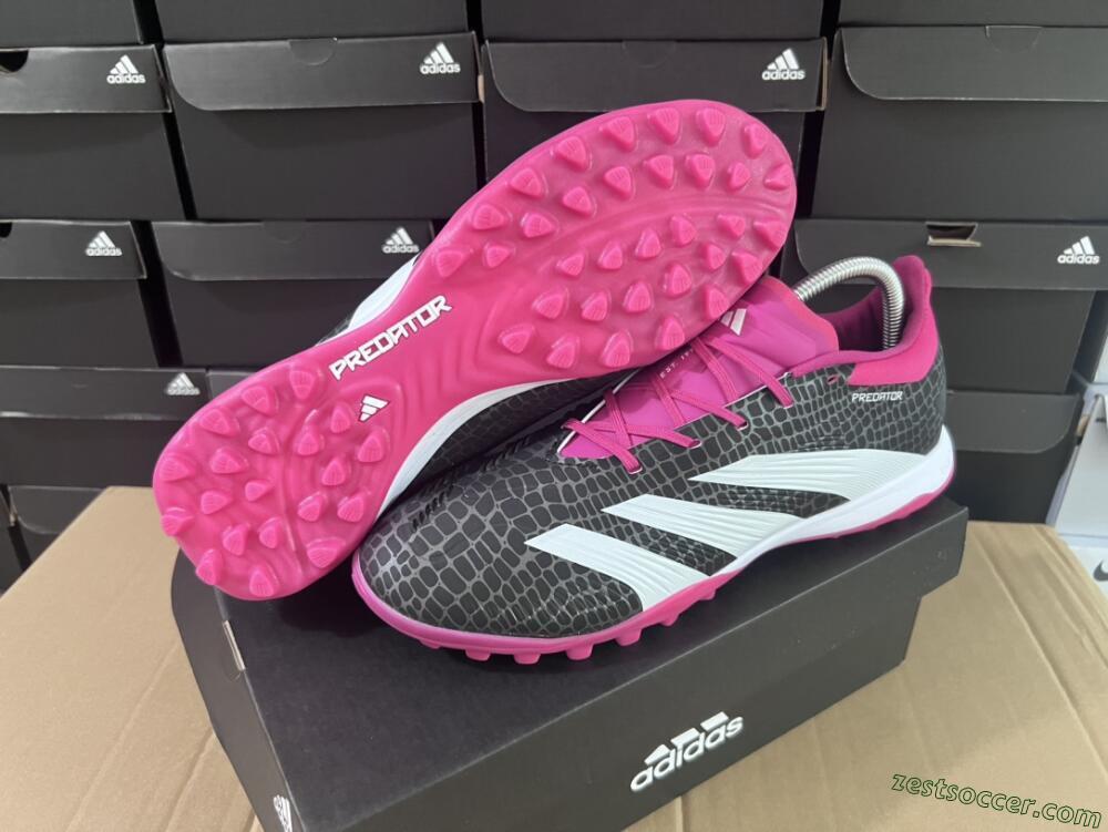 Adidas Predator 24 Elite TF Low-Tops Soccer Shoes - Black/Red/White