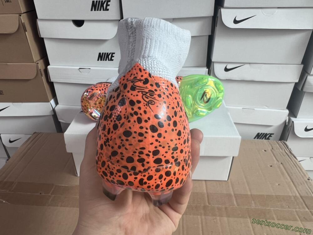 Nike Phantom Luna Elite NU FG High-Tops Soccer Cleats - White/Black/Orange