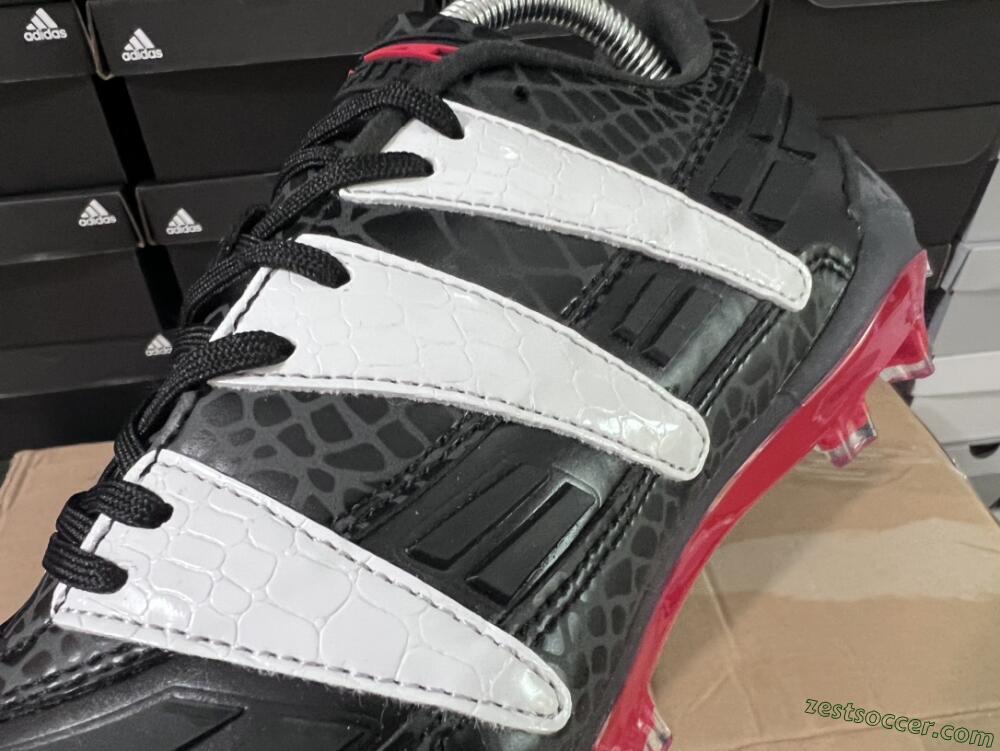 Adidas Predator Accelerator 94 FG Low-Tops Soccer Cleats - Black/White/Red