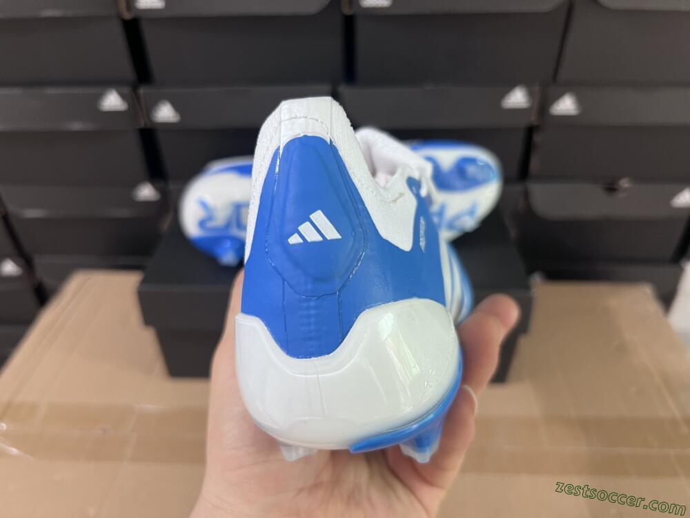 Adidas Predator Elite Foldover Tongue FG Low-Tops Soccer Cleats - Blue/white/Beige