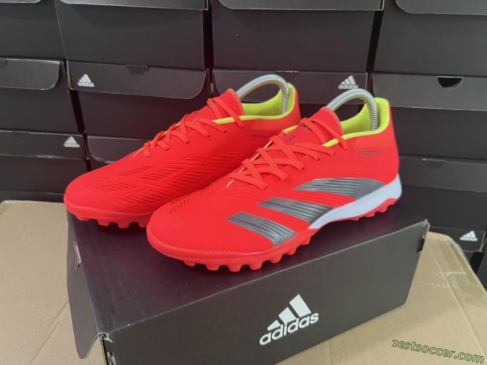 Adidas Predator Elite TF Low-Tops Soccer Shoes - Red/Black/White