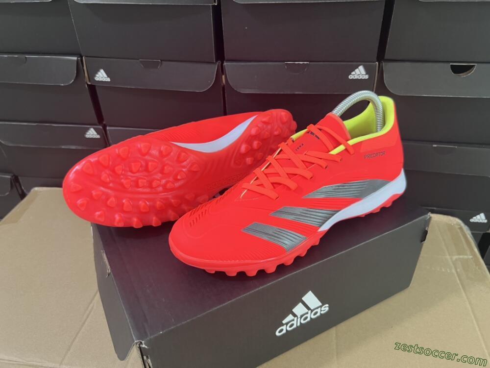Adidas Predator Elite TF Low-Tops Soccer Shoes - Red/Black/White