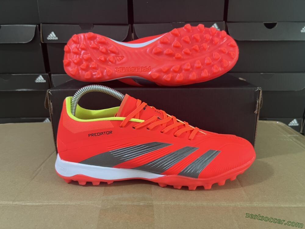 Adidas Predator Elite TF Low-Tops Soccer Shoes - Red/Black/White