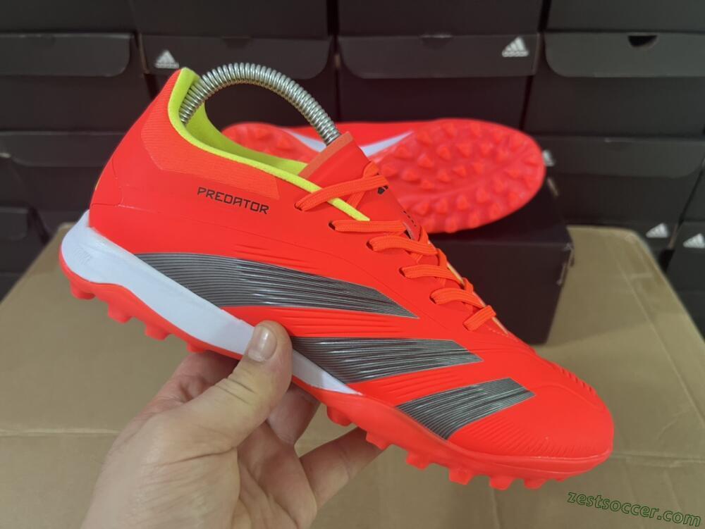 Adidas Predator Elite TF Low-Tops Soccer Shoes - Red/Black/White