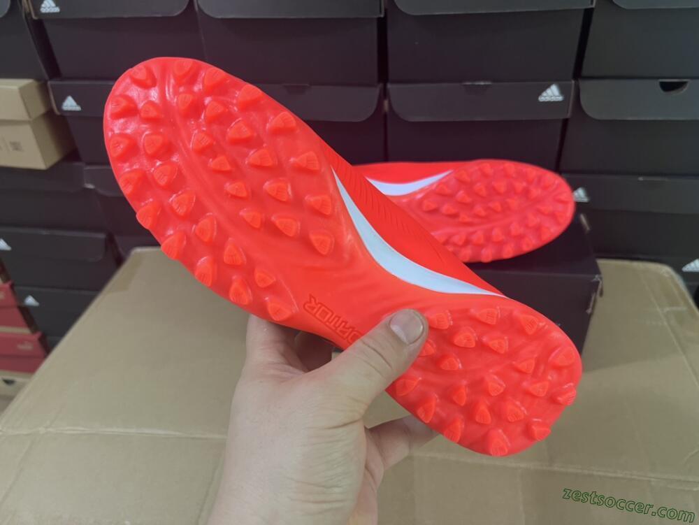 Adidas Predator Elite TF Low-Tops Soccer Shoes - Red/Black/White