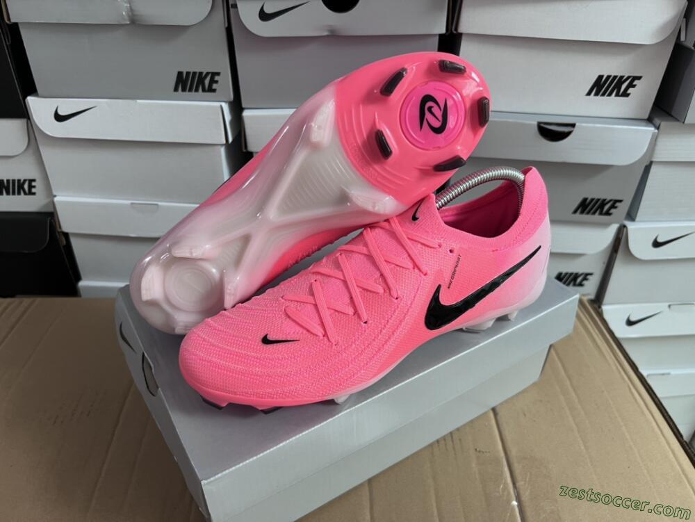 Nike Phantom Luna Elite FG Low-Tops Soccer Cleats - Pink/Black