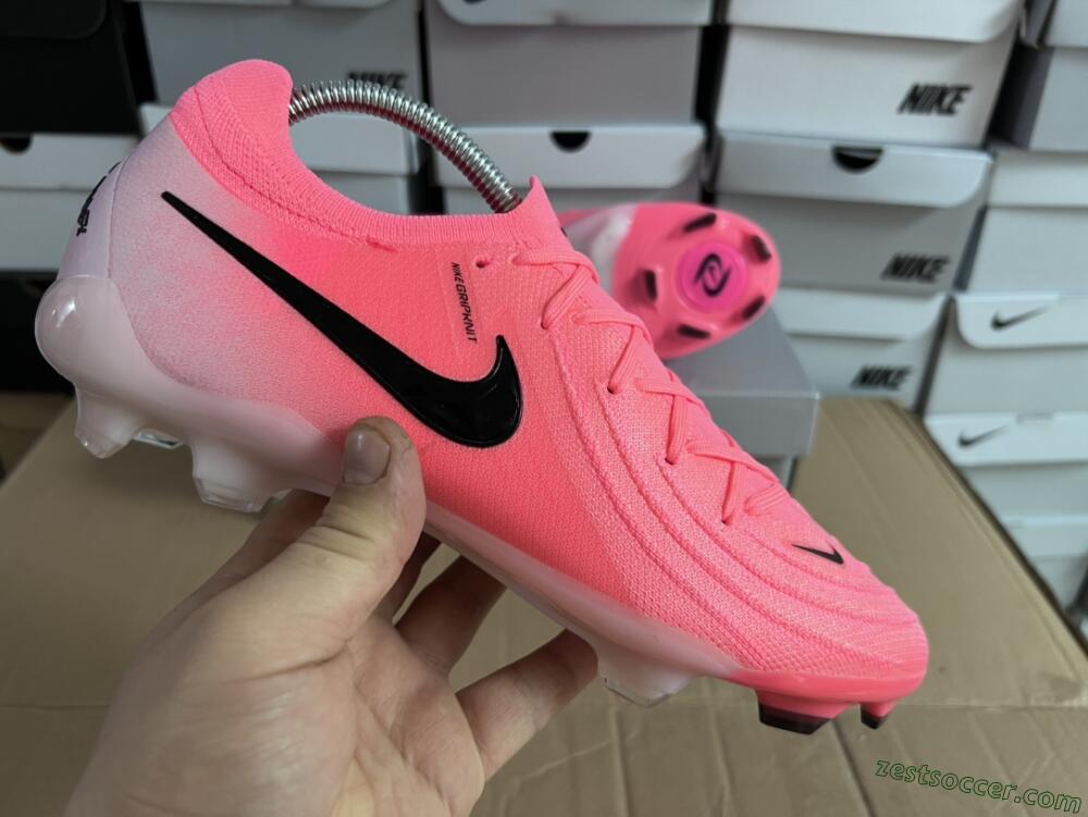 Nike Phantom Luna Elite FG Low-Tops Soccer Cleats - Pink/Black