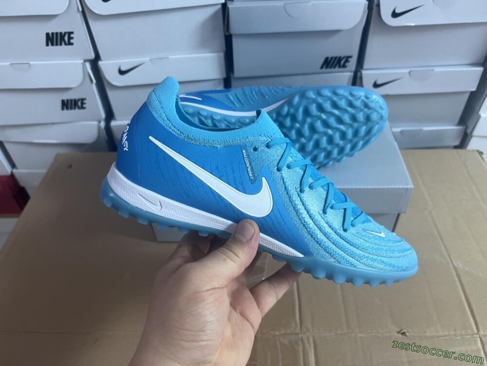Nike Phantom Luna Elite TF Low-Tops Soccer Shoes - Jade/White/Blue