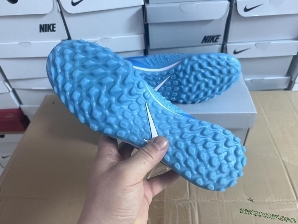 Nike Phantom Luna Elite TF Low-Tops Soccer Shoes - Jade/White/Blue