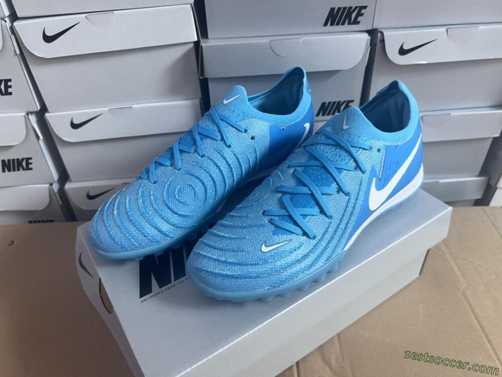 Nike Phantom Luna Elite TF Low-Tops Soccer Shoes - Jade/White/Blue