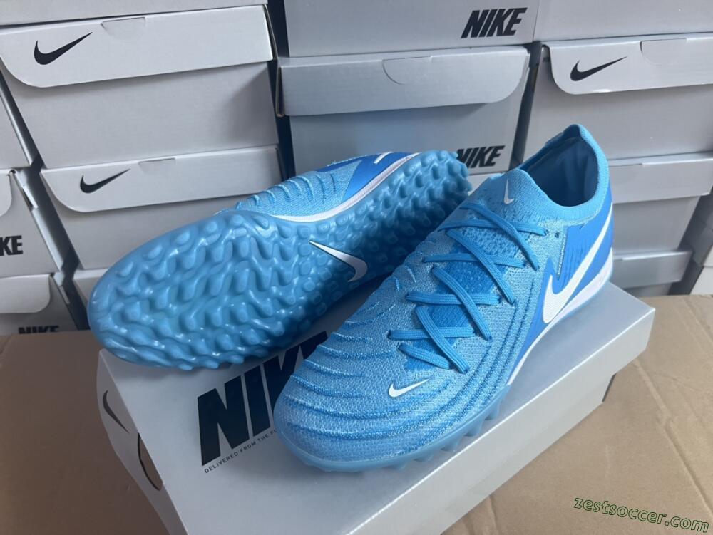 Nike Phantom Luna Elite TF Low-Tops Soccer Shoes - Jade/White/Blue