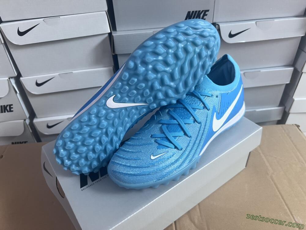 Nike Phantom Luna Elite TF Low-Tops Soccer Shoes - Jade/White/Blue
