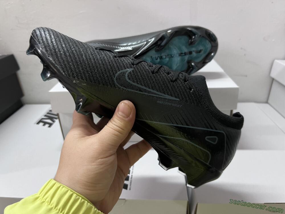 Nike Air Zoom Mercurial Vapor 16 Elite FG Low-Tops Soccer Cleats - Black/Blue/Jade